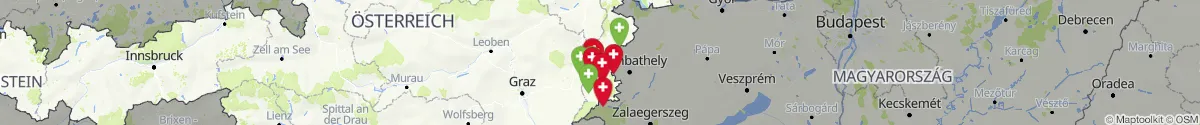 Kartenansicht für Apotheken-Notdienste in der Nähe von Mischendorf (Oberwart, Burgenland)